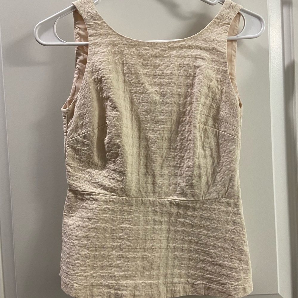 Banana Republic Beige sleeveless top